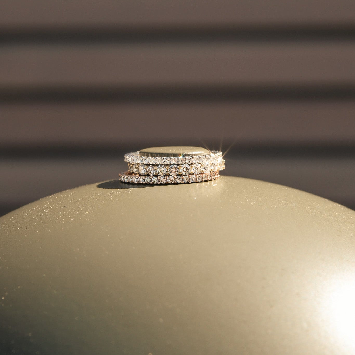 Memoire Ring "Estelle" - halbausgefasst