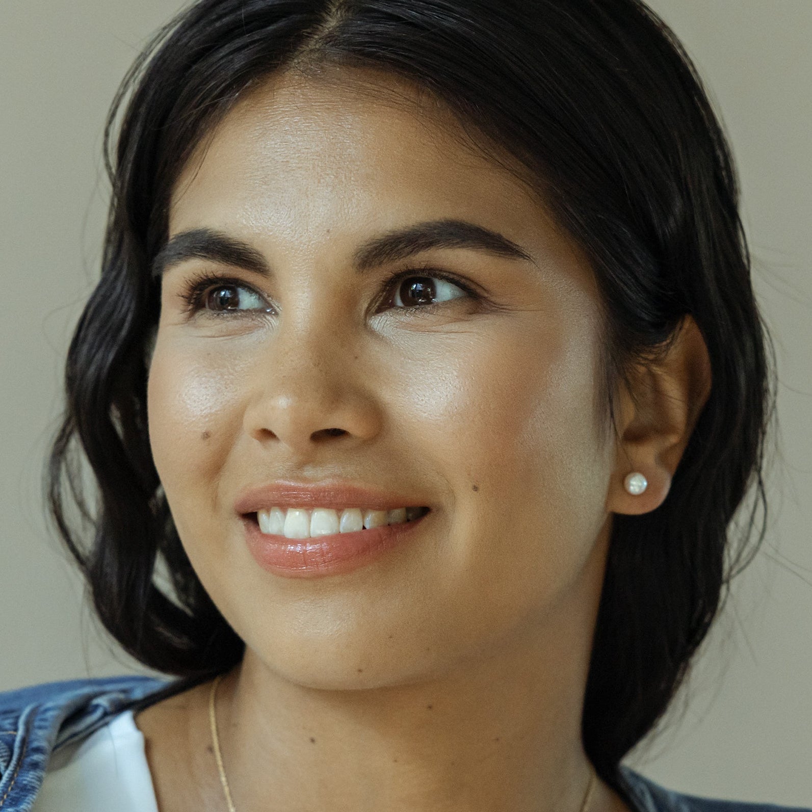 Süßwasser Ohrstecker "Pure" - Calissi